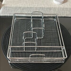 Silver Metal Organizer Tray